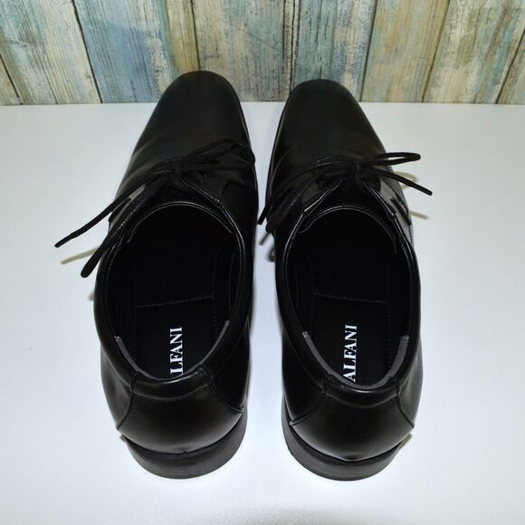 Alfani Andrew Men's Size 9.5 Smooth Plain Toe Black Oxfords - Picture 6 of 10